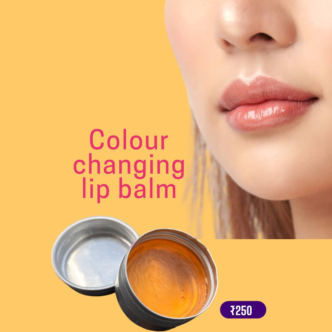 Transparent colour changing lip balm ( pink )-10 ml