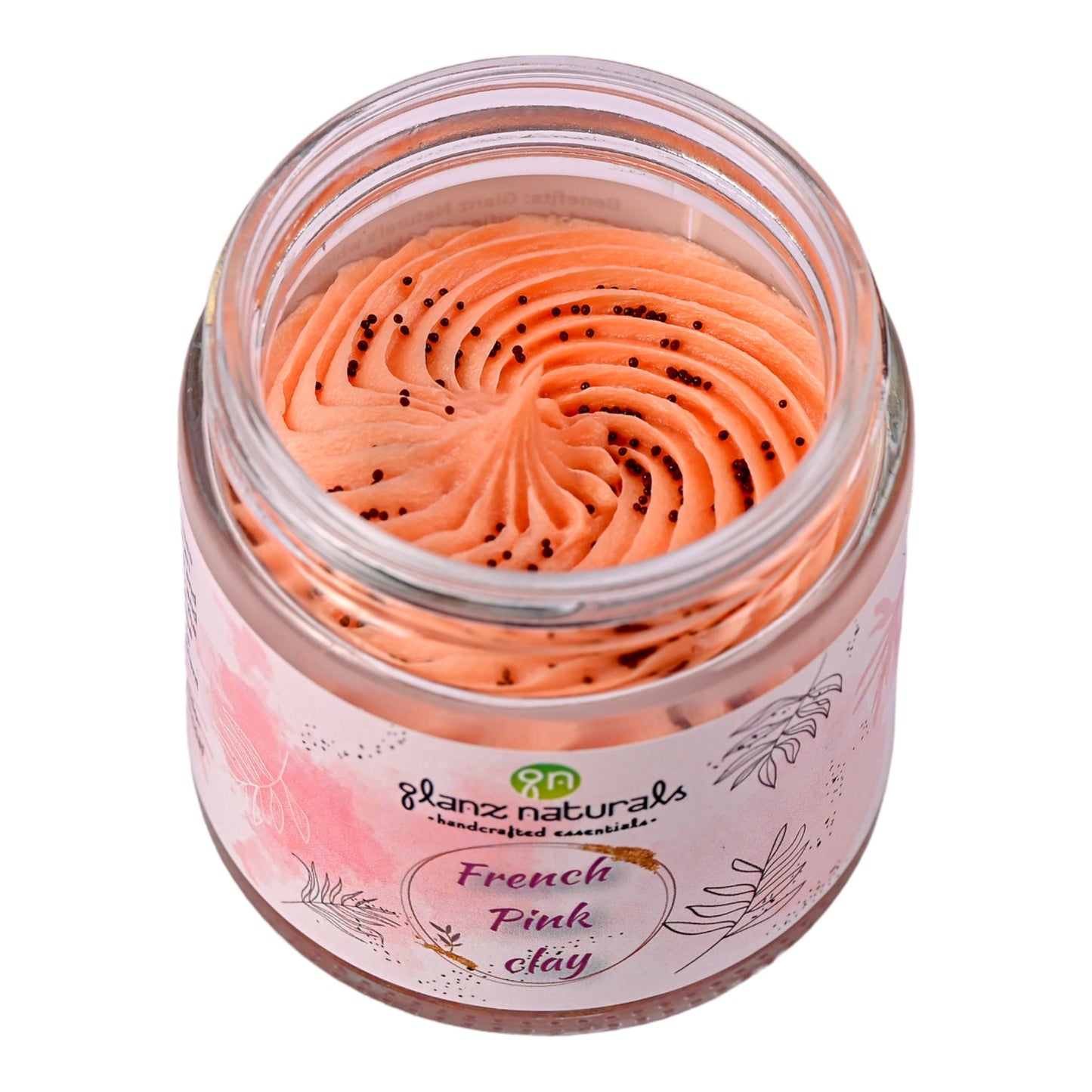 French Pink Clay Fluffy  Whipped Cream Soap