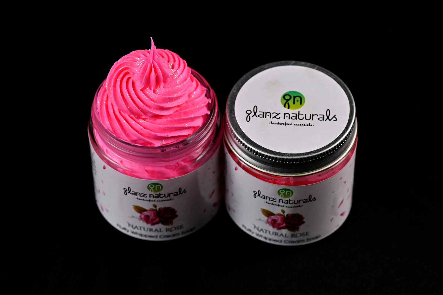 Natural Rose Fluffy Whipped Cream Soap